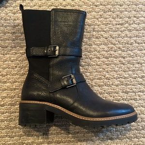 Black calf boots - 8W